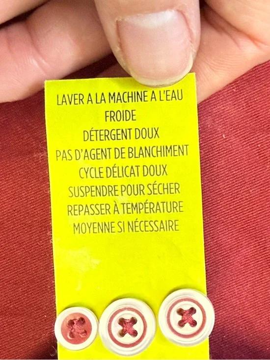 Robert Graham Mens L Red Solid Long Sleeves Button Up Shirt Collared Casual - Picture 8 of 9